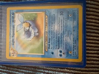 Light Vaporeon #52 1st edition neo destiny