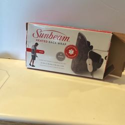 Sunbeam Heated Back Wrap Designed For Heat Therapy To Relieve Back Pain