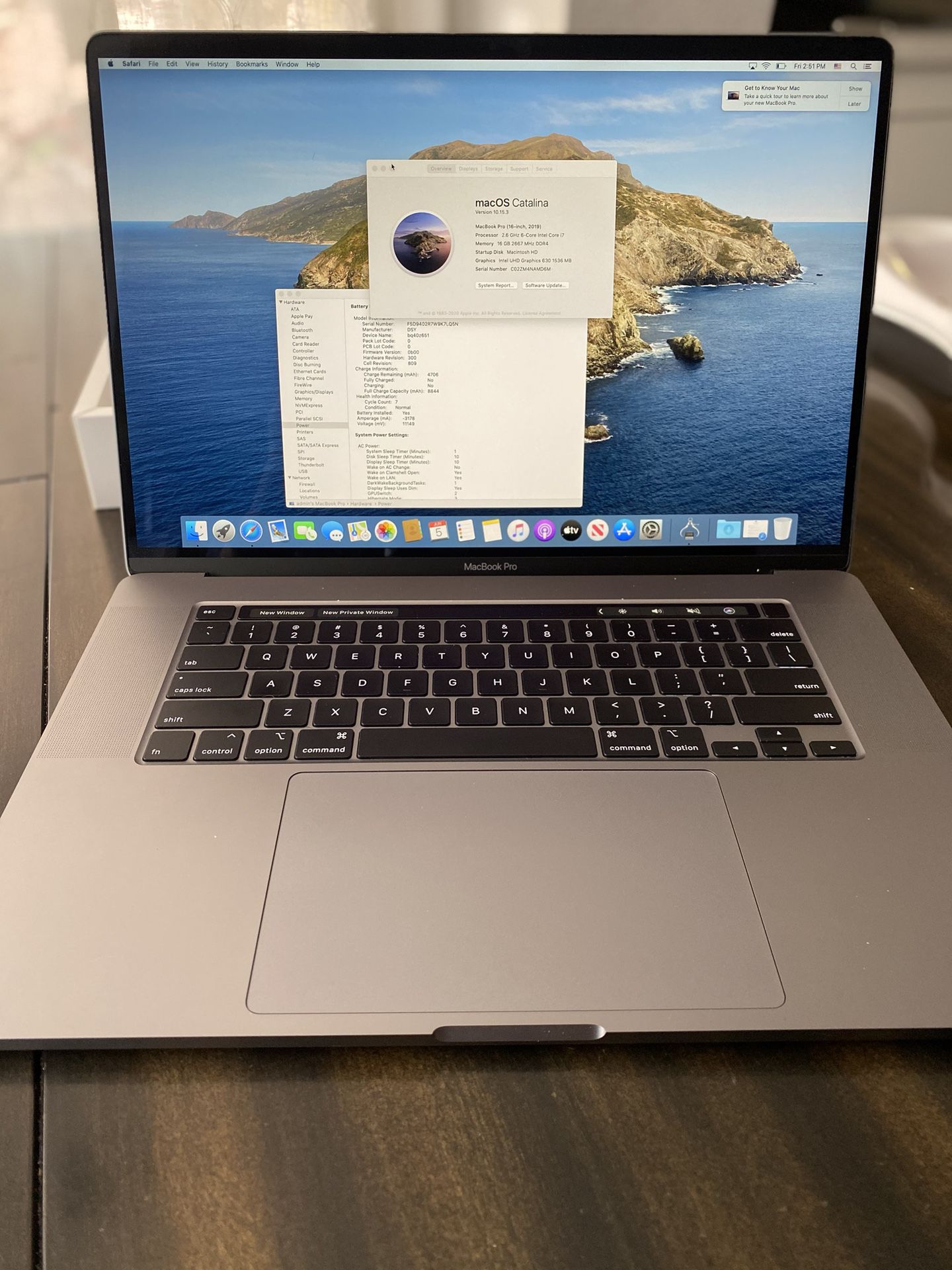 New 2019 16” MacBook Pro i7/16/512GB 2 AppleCare 2023