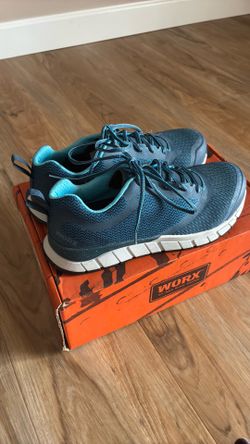 NEW IN BOX Men’s Worx steel toed shoes