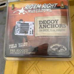 Duck Decoy Anchor Kits Brand “Rig Em’ Right”