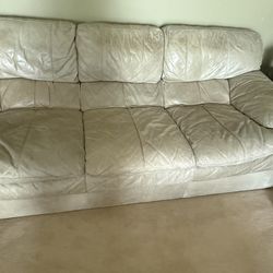 Italian  Leather Sofas ( 2 pieces)