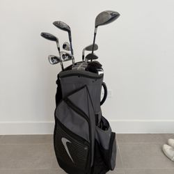 Golf Clubs And Bag 