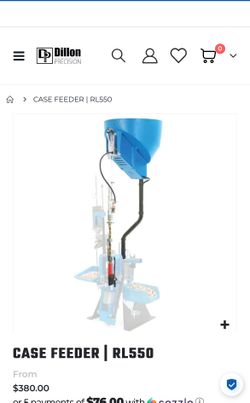 Dillon 550 case feeder