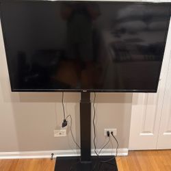 48in Flat Screen TV With Pre-assembled Stand