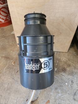 Garbage disposal never used