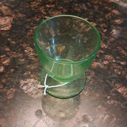 Uranium glass cup