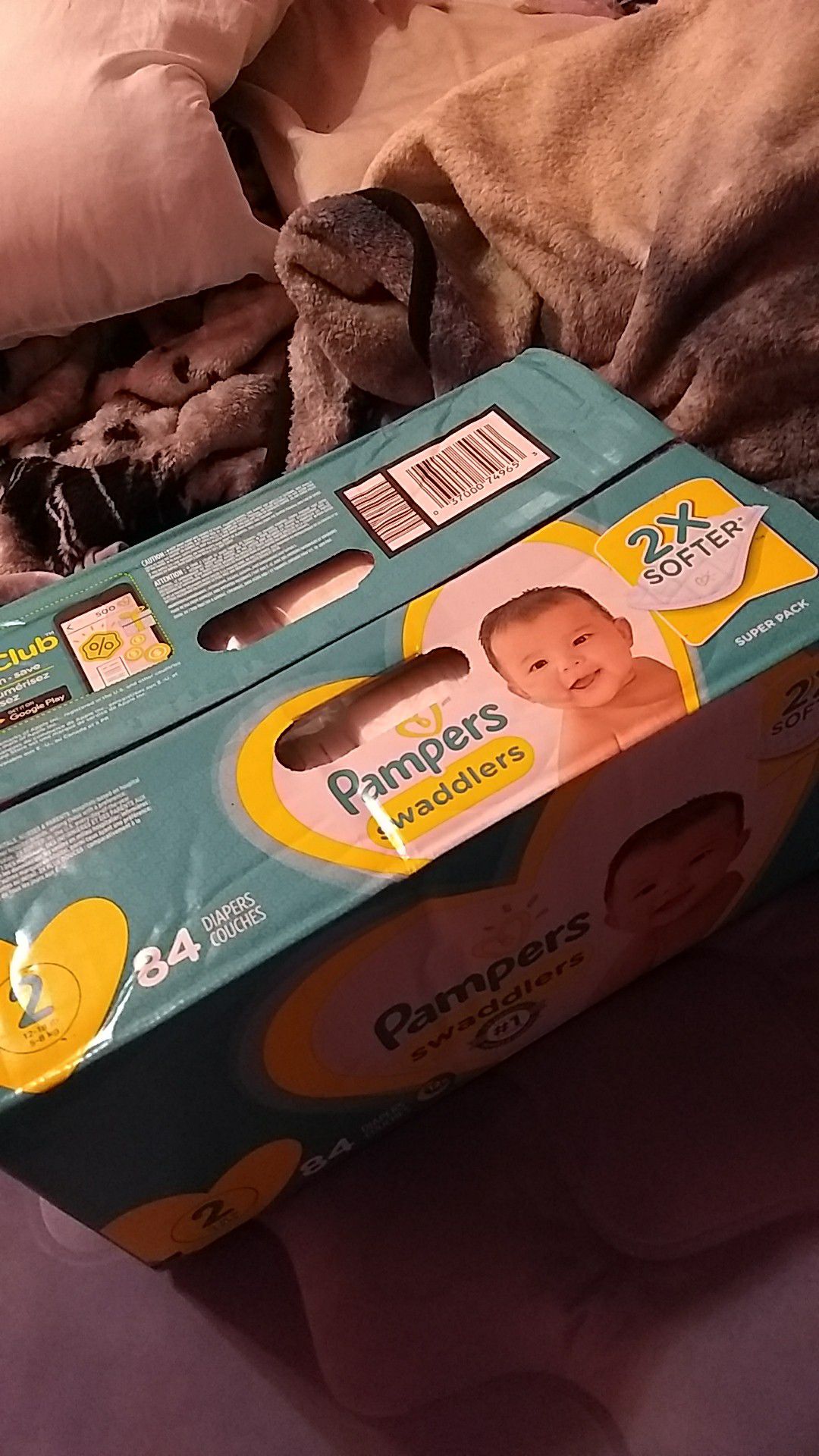 Pampers never used