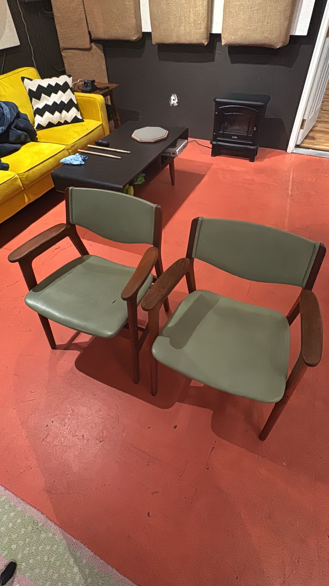 Wooden MCM chairs