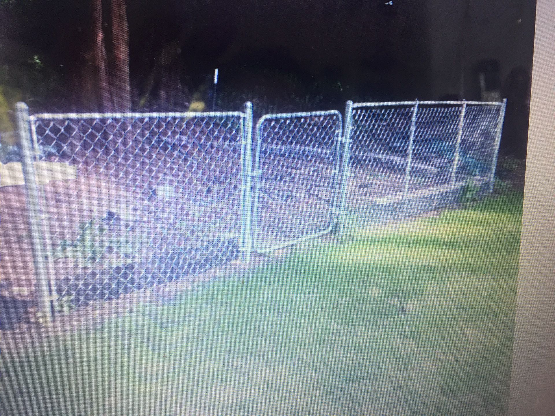 20’ chain link fence, must dig out
