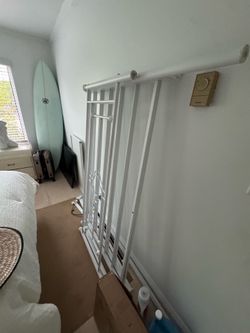 Tempur-pedic queen, size mattress, and bedframe