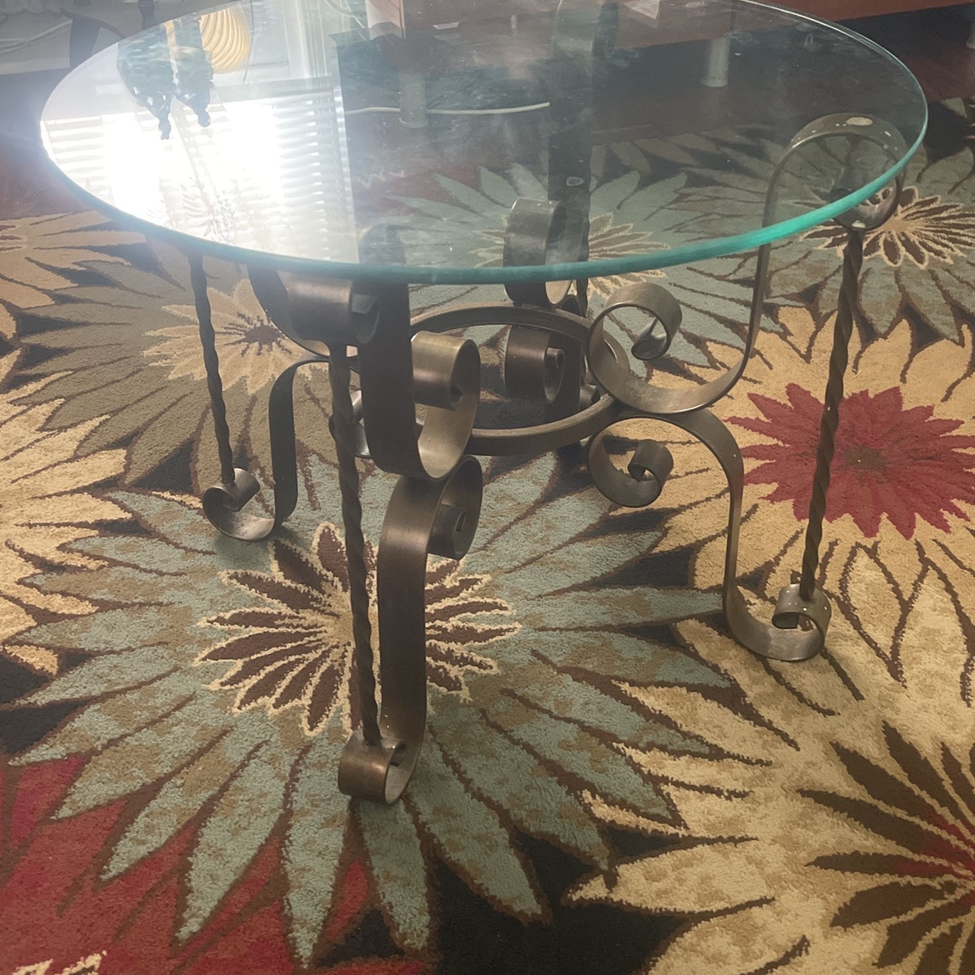 Glass Top Coffee Table/ End Table