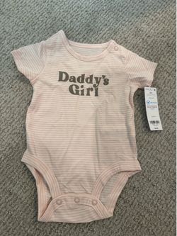 Daddy’s girl 0 to 3 onsie by carters