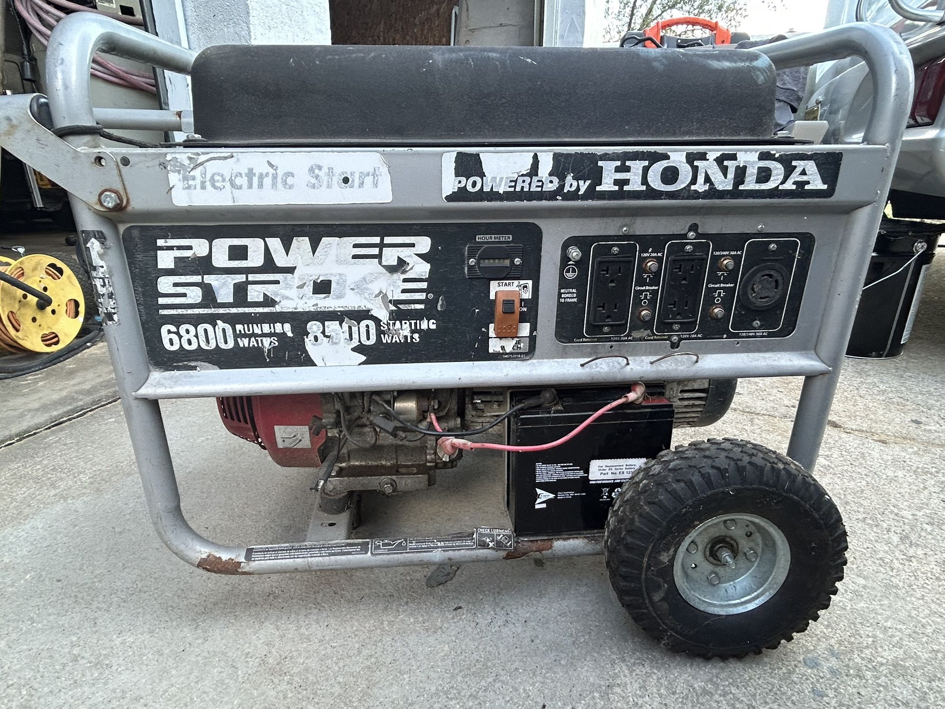 Honda Power Stroke generator 6800/8500W
