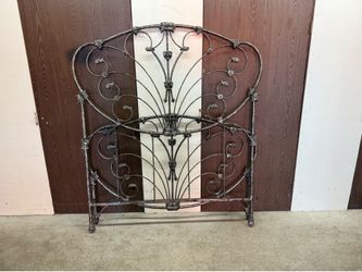 Queen size iron bed frame