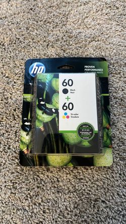 HP 60 Black and Tri-Color Ink Cartridge Combo Pack
