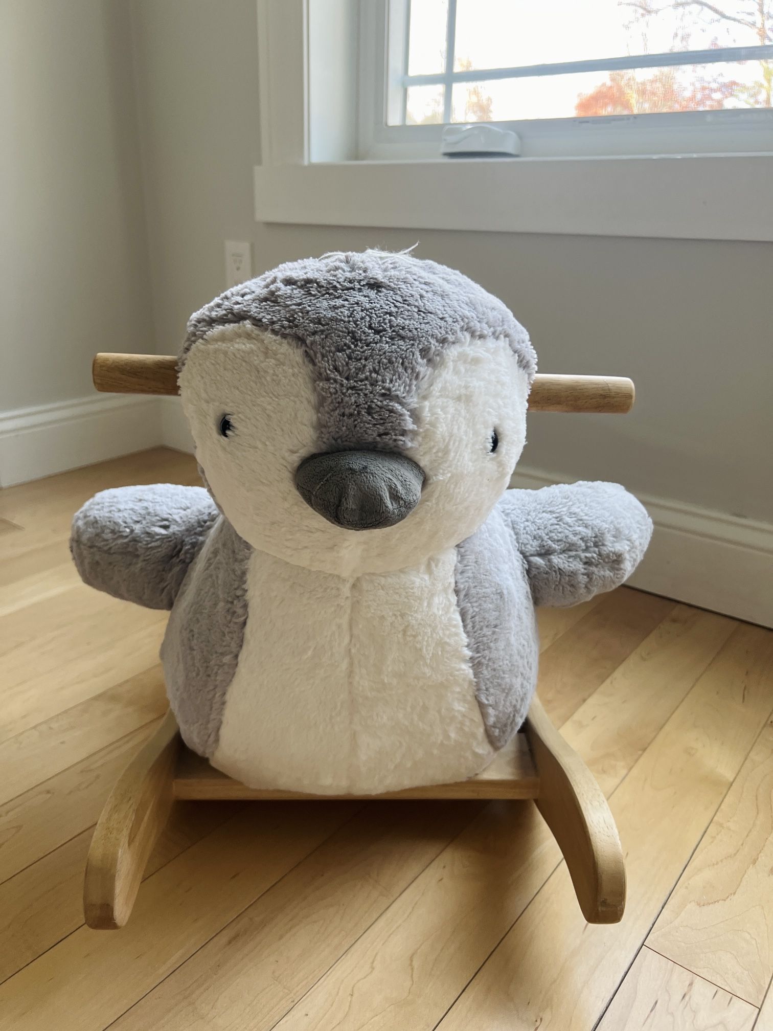 POTTERY BARN KIDS Penguin Plush Nursery Rocker