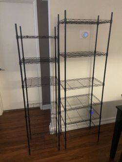 Two storage racks ($100 new)