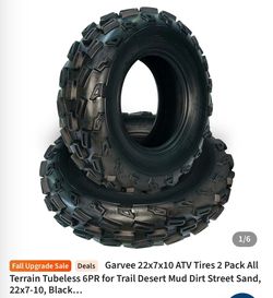 Garvee 22x7x10 ATV Tires 2-Pack