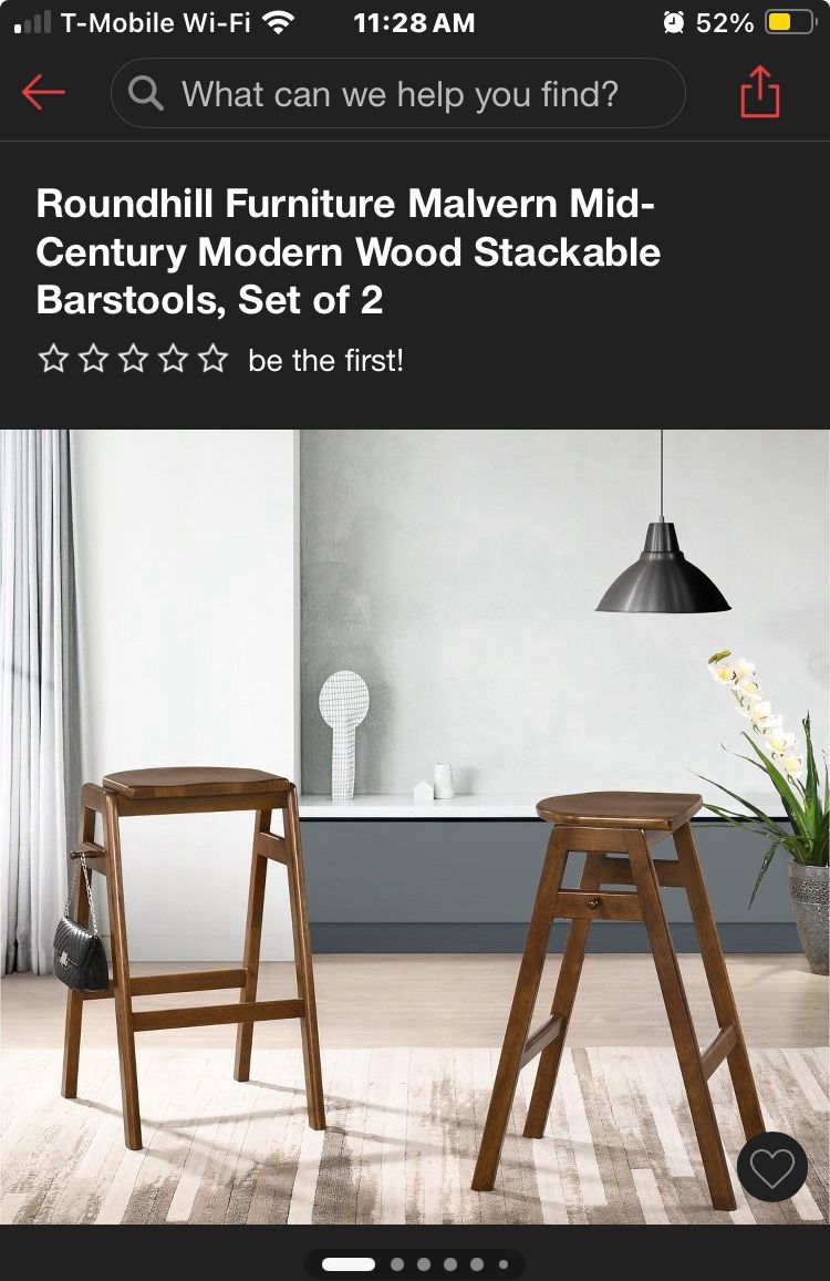 Mid Century Modern Bar Stools 