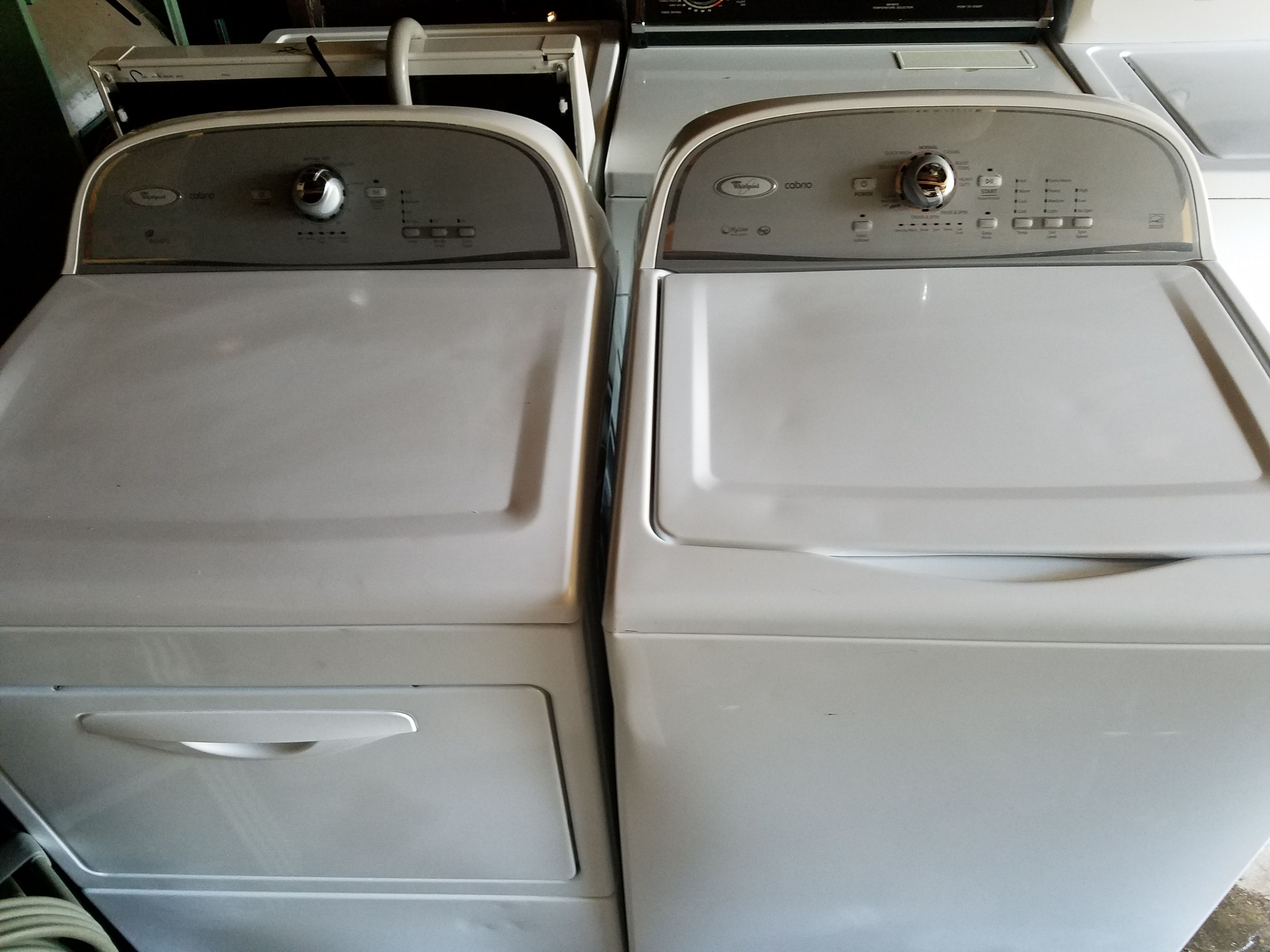 Washer and dryer