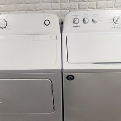 Great Working Agitator Less Whirlpool Washer And Dryer Set 