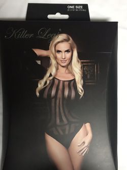 Fishnet body suit from killer legs