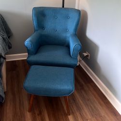 Beautiful Accent Chair With Ottoman 