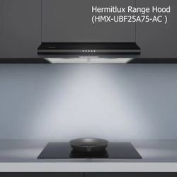 hermitlux Under Cabinet Range Hood HMX-UBF25A75-AC 82W