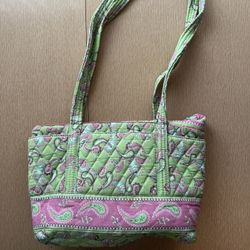 Quilted Paisley Hand Bag