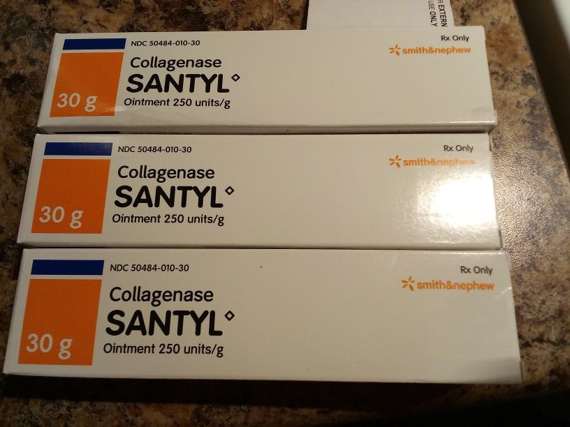 Santyl Debridement Collagenase - 50% Off Retail! Will Ship 2 U!