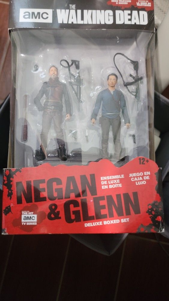Walking Dead negan& Glenn Deluxe Boxed Set