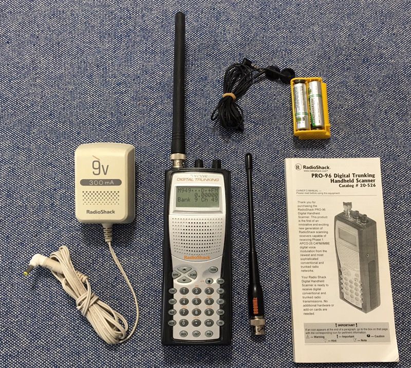 RadioShack PRO-96 Digital Handheld Scanner