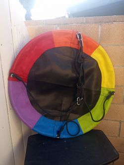 Kids swing sauser with hooks (LIKE NEW!)