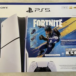 Brand NEW/Sealed Sony PlayStation 5 Disk Slim - Fortnite Flowering Chaos Bundle