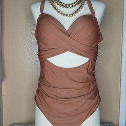 Brown Bathiñg Suit