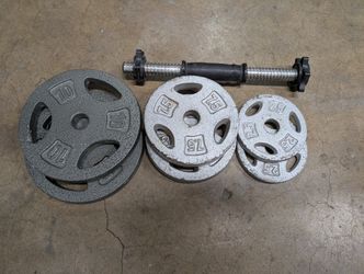 Adjustable Dumbbell With 40lbs Of Plates