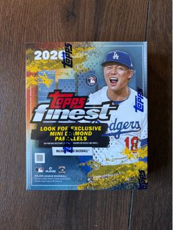 Topps Finest 2026 MLB Baseball Sealed Box 6 Cards Mini Diamond Parallels