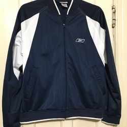 Reebok men’s vintage track full zip jacket Large