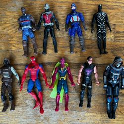 9 6” Action Figures