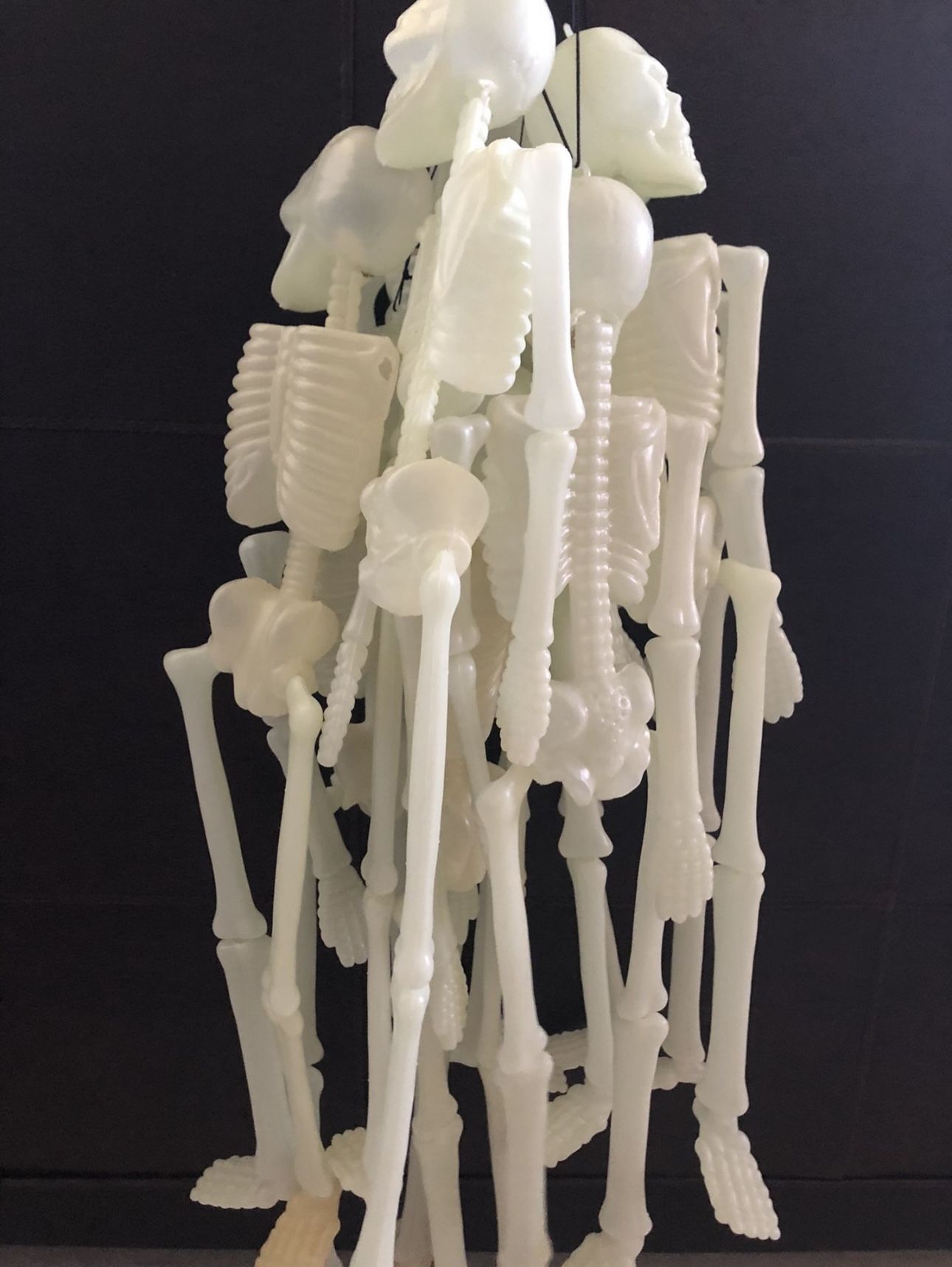 Halloween Skeletons (set of 8) Glow in Dark