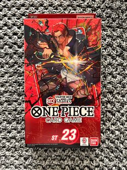 One Piece Card Game ST-23 Red Shanks Starter Deck – NEW SEALED