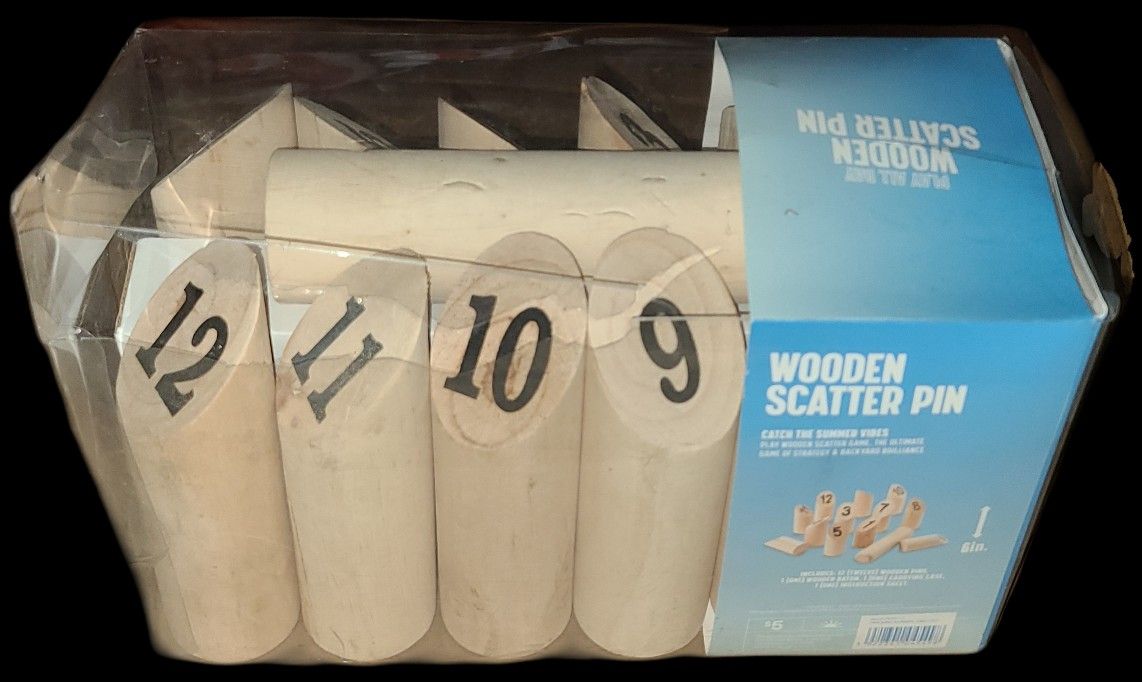 Wooden Scatter Pins Set