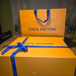 Louis Vuitton Empty Gift Box and Shopping Bag
