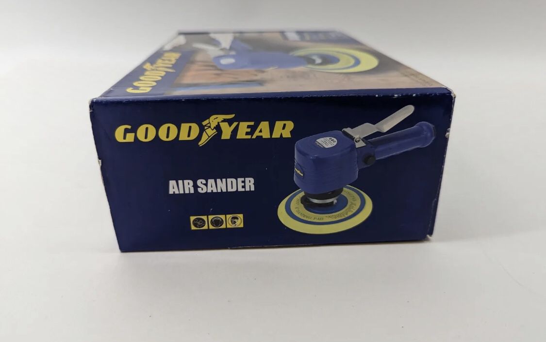Brand New! Goodyear 6" Air Sander 10000RPM 3/8" Air Hose 2HP Air Comp. 