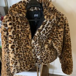 Urban Retro Leopard Coat