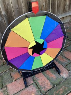 18" Tabletop Spinning Prize Wheel