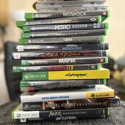 Xbox 1  Games And PlayStation 2 Games 