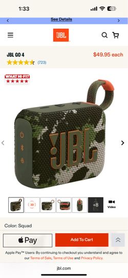 JBL Go 4 speakers