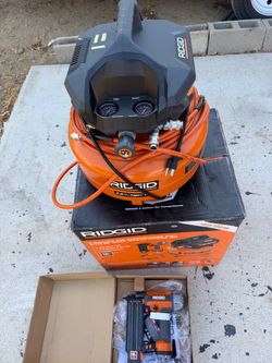 Ridgid 6 Gal. Air Compressor and Brad Nailer Combo Kit